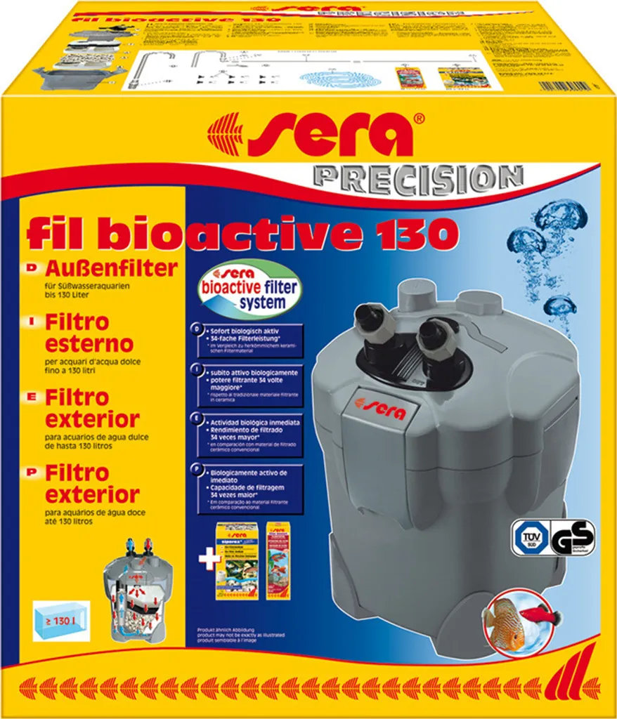 Sera fil bioactive 130 : finie l'eau trouble dans votre aquarium