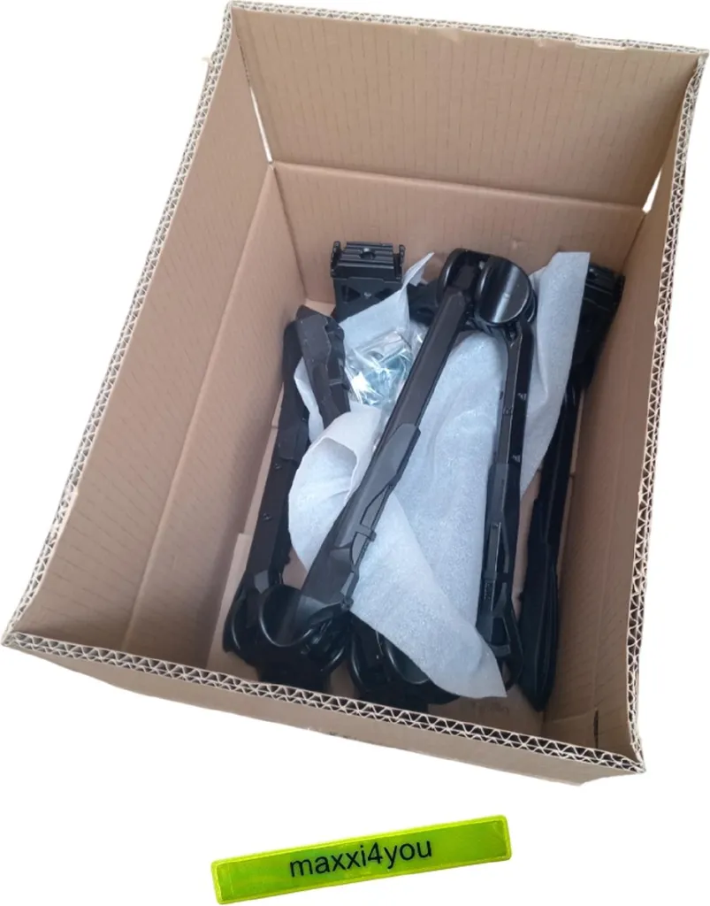 Double béquille centrale Ursus Jumbo 28 pouces noire - Pack de 2 unités