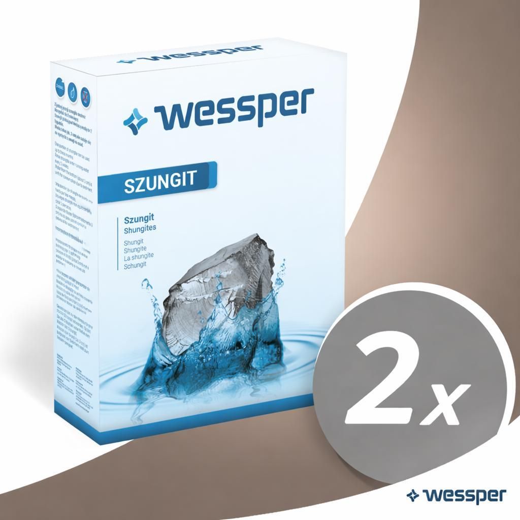 Wessper Schungit 1kg, natürlicher Mineral für Wasseraufbereitung, Aktivator für sauberes Trinkwasser