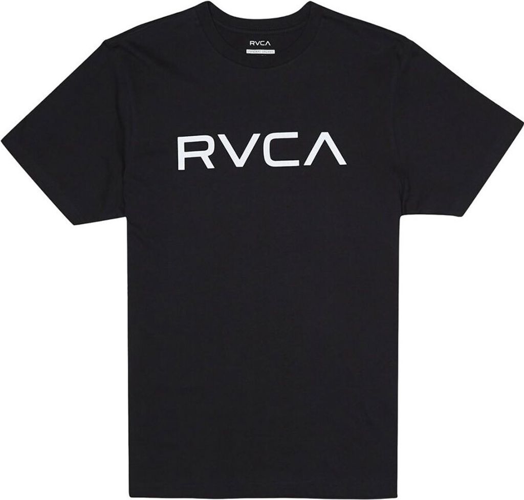Rvca Big Kurzarm-t-shirt Schwarz M Mann Schwarz M