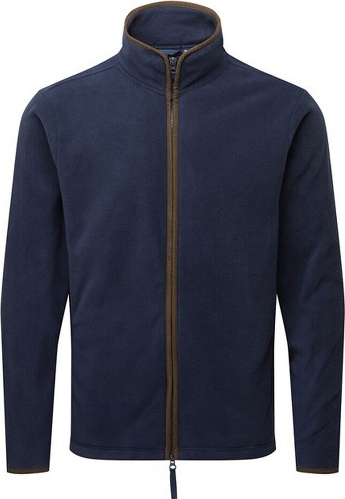 Premier - "Artisan" Fleecejacke für Herren RW9028 (XXL) (Marienblau/Braun)