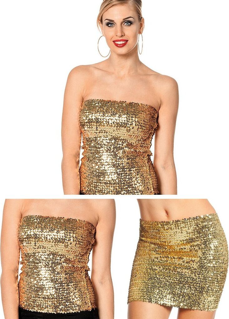 Tube Top/Rock gold Größe: 40-42