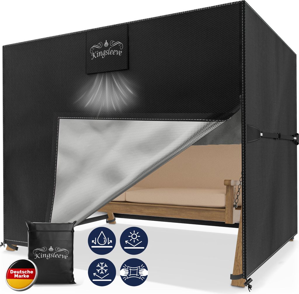 Kingsleeve® Hollywoodschaukel Abdeckung 3-Sitzer Produktbild 