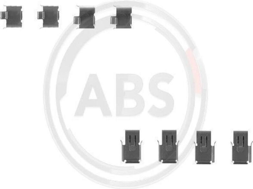 A.B.S. 1171Q Zubehörsatz Scheibenbremsbelag Vorne für MITSUBISHI COLT III (C5A) GALANT IV Stufenheck (E3A) Galant VI Schrägheck (E30) COLT II (C1A)
