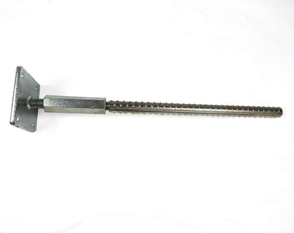 Pfostenträger mit Dorn und Steindolle zum Einbetonieren Größe Platte: 11x11 cm