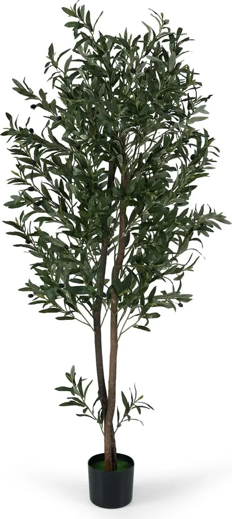 Olivier artificiel réaliste 1m80 solution déco plante sans arrosage
