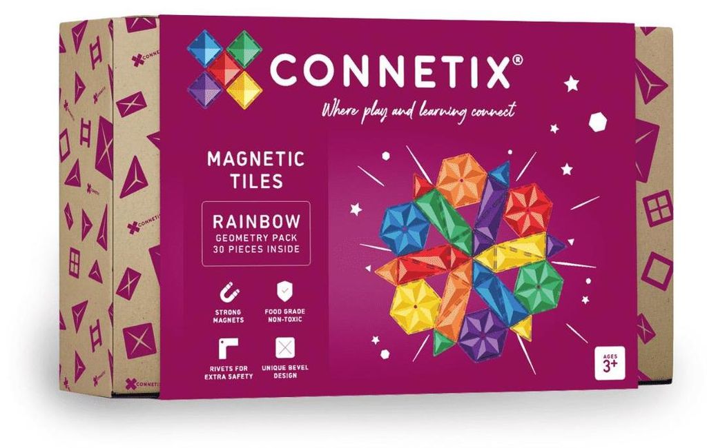 Connetix Magnetkacheln Geometrie 30-teilig