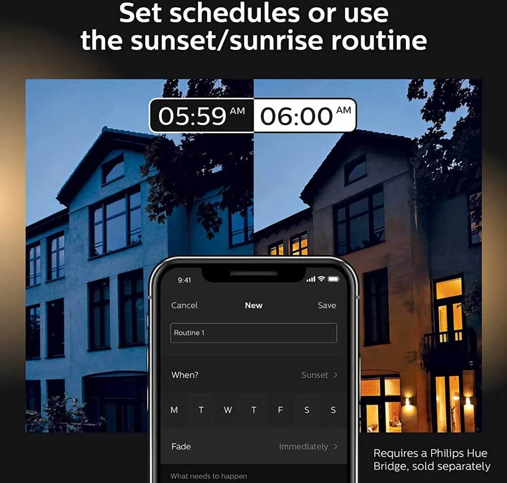 Applique Murale Philips Hue Tuar 806lm - Lumière Blanche Variable Aluminium