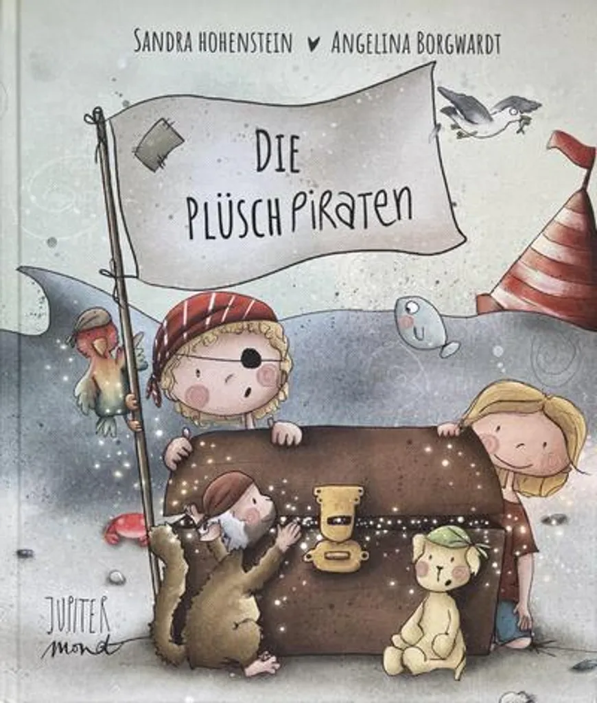 Peluche Pirate Die Plüschpiraten Originale avec Chapeau et Broderies