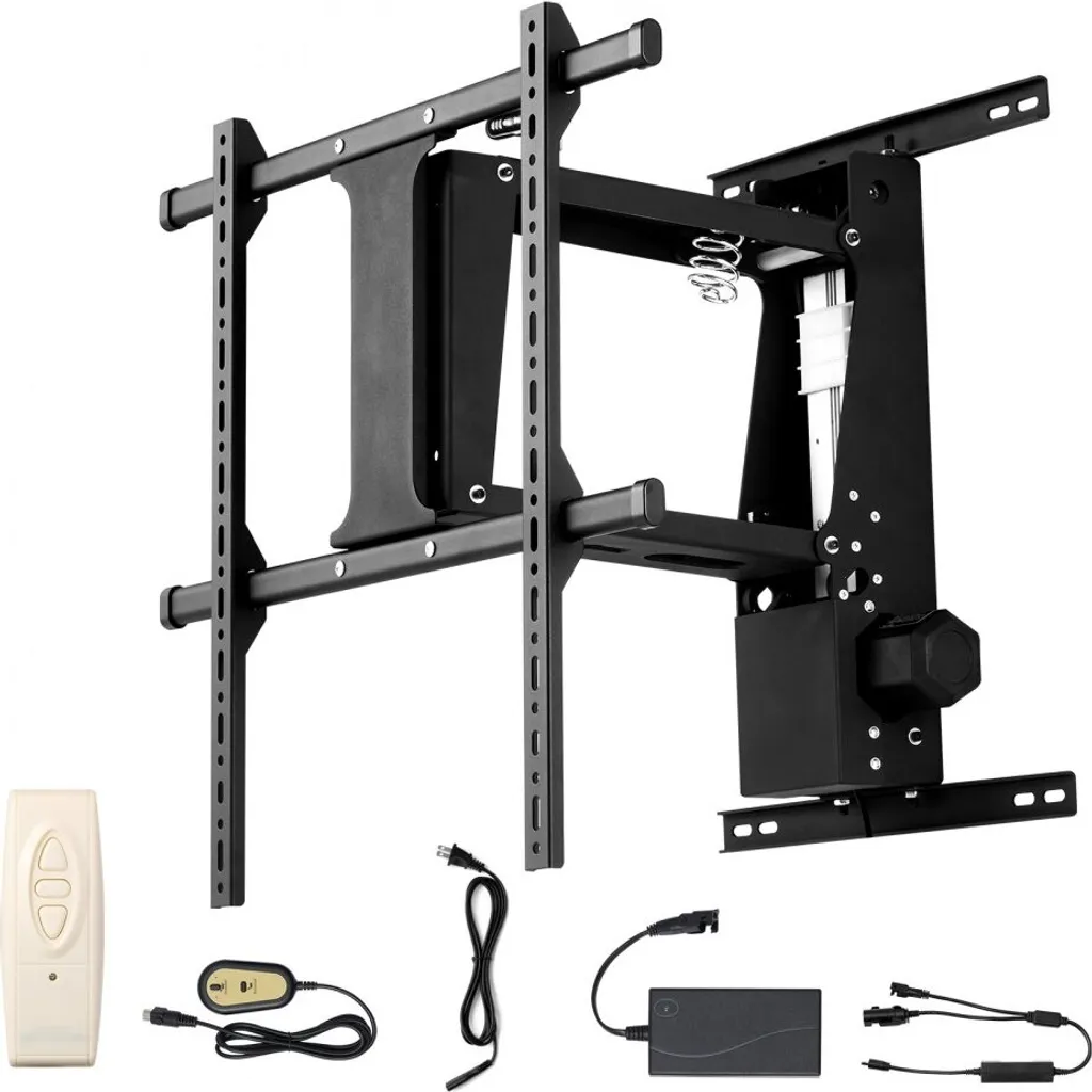Support Mural TV Motorisé Orientable - Fixation Robuste 813-1651mm - 9