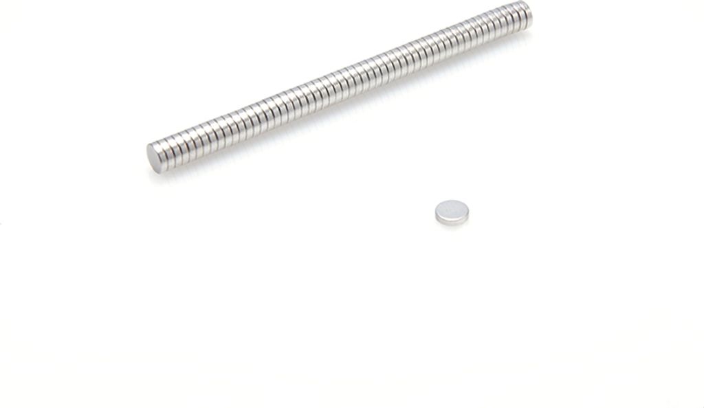 Neodym Magnete 4 x 1 mm 100 Stück mm N38, Extrem stark, Magnettafeln, Kühlschränke, Whiteboards, DIY