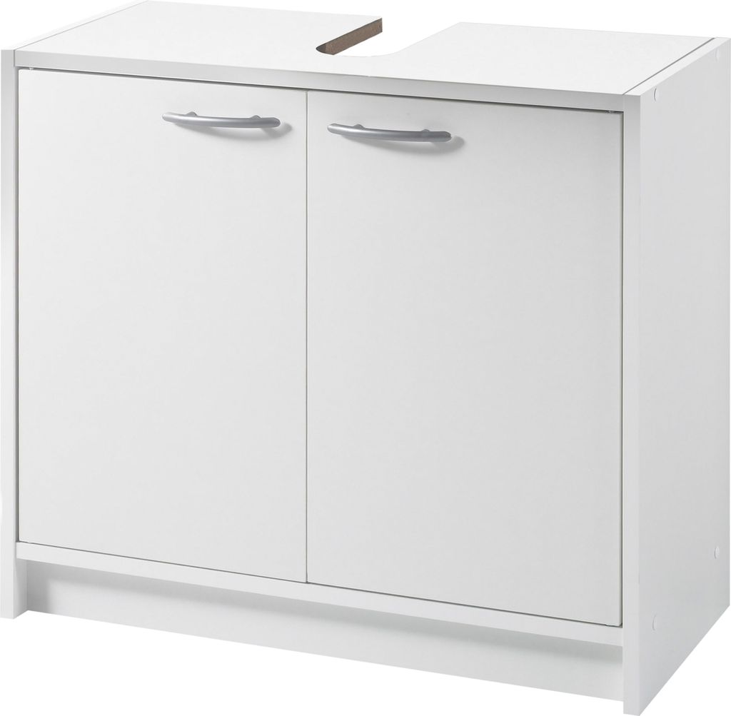 Waschbeckenunterschrank >Smash< in Weiß matt aus MDF Produktbild 