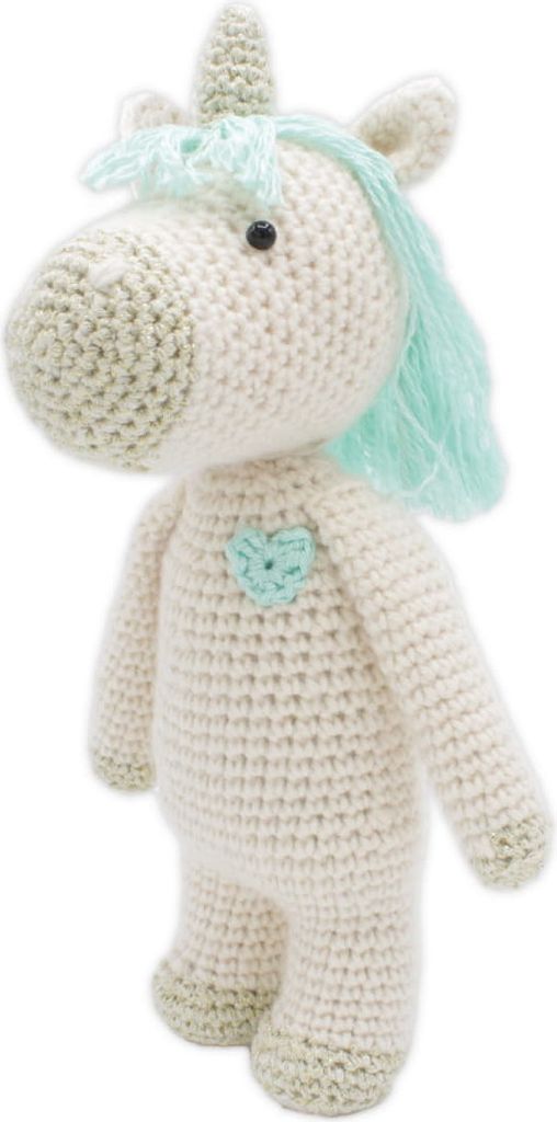 Hardicraft Häkelset Einhorn Holly 20 cm - kreatives Bastelspielzeug