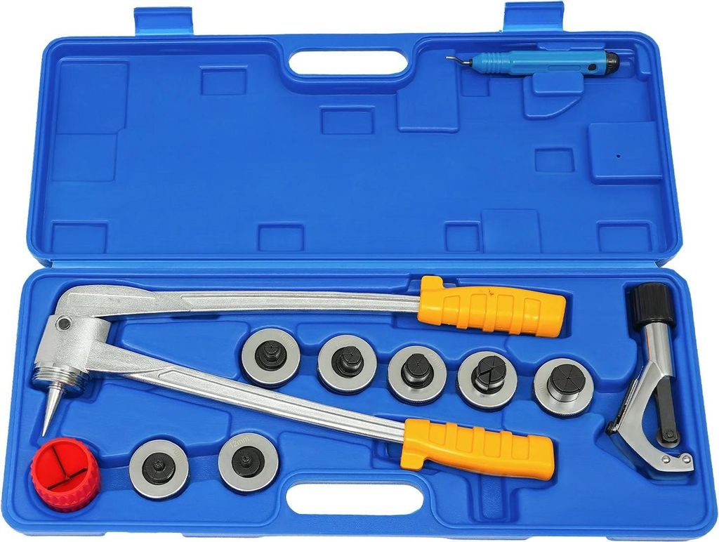 Rohraufweiter-Set - Manuell - Für Rohre 1,0–2,8 cm - Mit Transportkoffer - Professionell - Blau