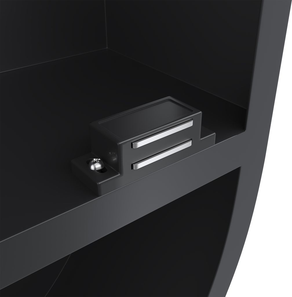 SONNI Ovaler Spiegelschrank 40x70x14cm mit Produktbild 12