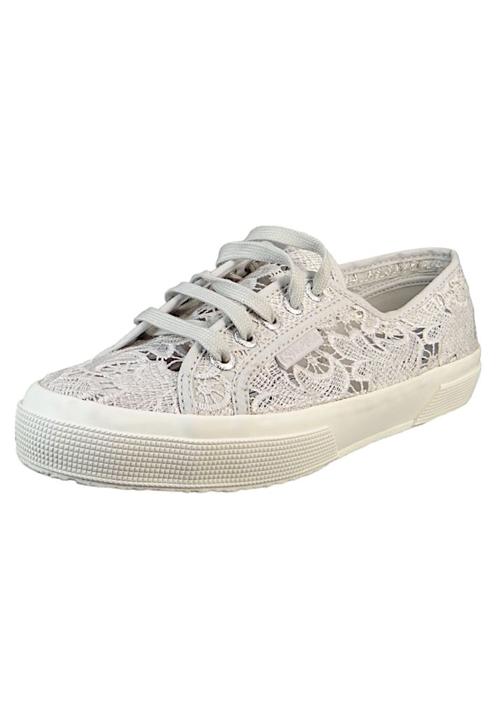 Superga Damen Low Sneaker 2750 Macrame Low Top S81219W Grau