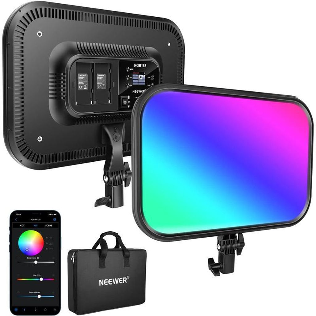 Neewer RGB168, 18,3" RGB panel, 144x RGBWW LED, 60W Obrázek produktu 
