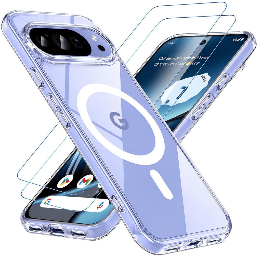 Hülle + 2X Schutzglas für Google Pixel 10 Panzerfolie Produktbild  KI-generiertes Bild