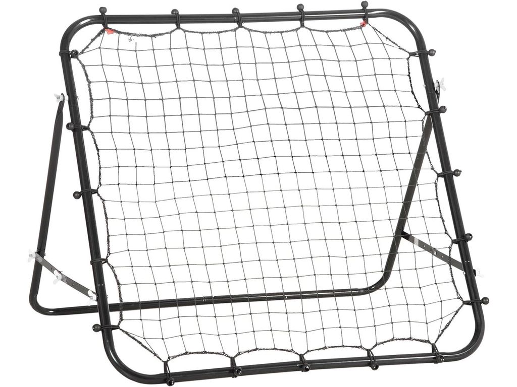 HOMCOM A62-012BK voetbaldoel, met verstelbare hoek, voor Productafbeelding 