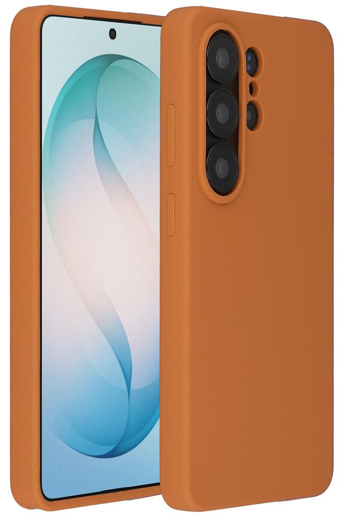 Accezz Liquid Silicone Backcover mit MagSafe für das Samsung Galaxy S26 Ultra – Orange