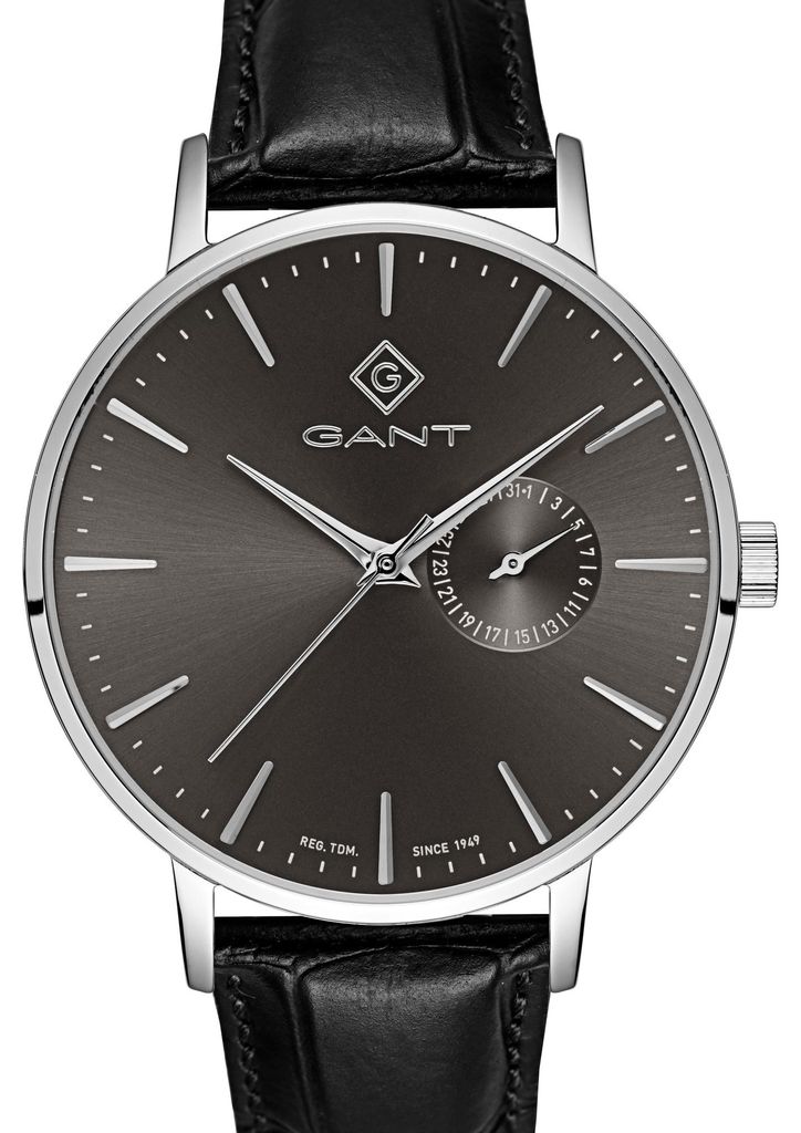 GANT Herrenuhr Quarzuhr schwarz / silber onesize Herren Produktbild 