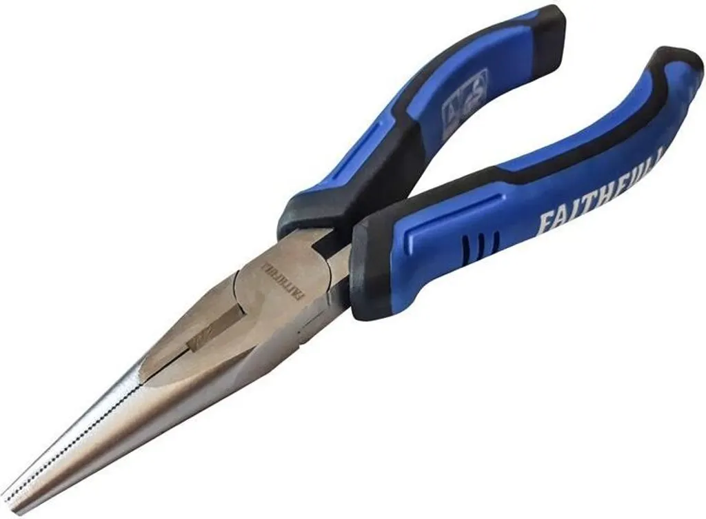 Pinze a Becco Lungo Faithfull 165mm | Precisione Millimetrica in Cr-V