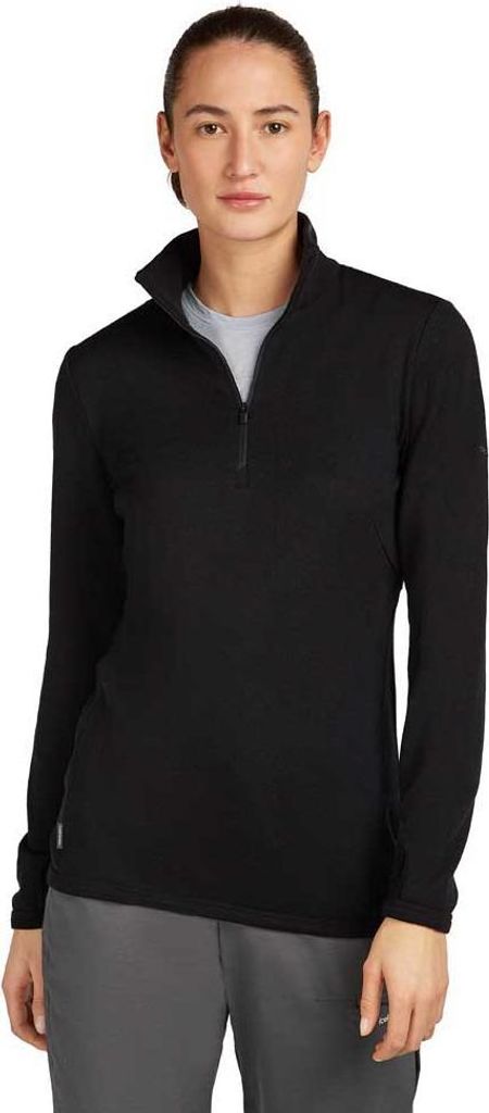 Icebreaker Merino 300 Original Halbreißverschluss-sweatshirt Schwarz XS Damen Schwarz XS