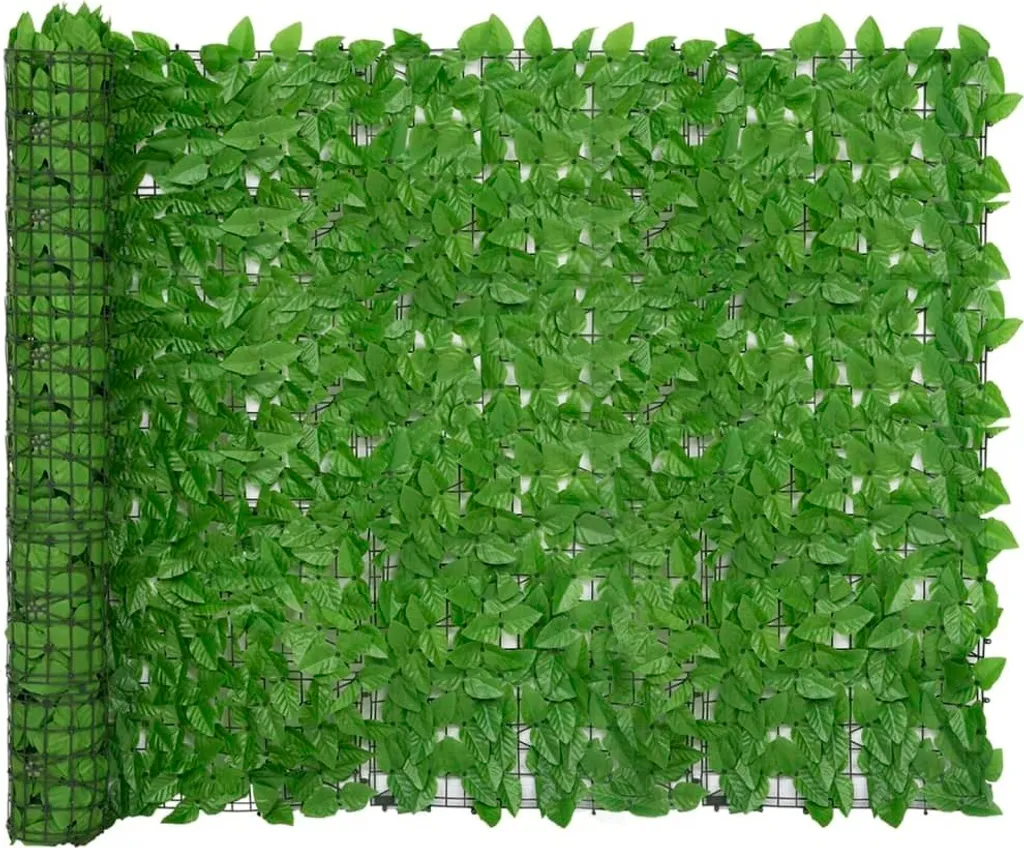 The Living Store Paravento Decorativo Foglie 5x1.5m per Esterni