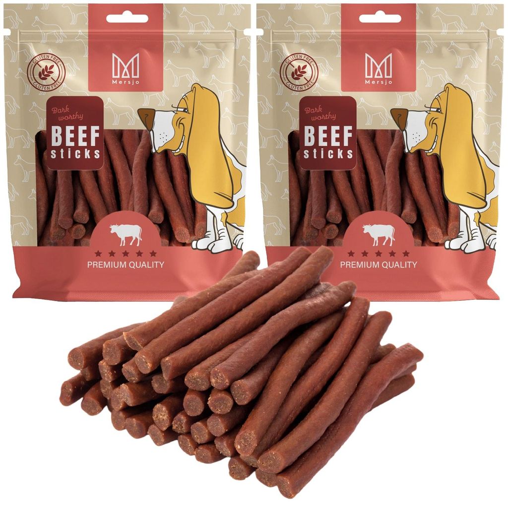 Mersjo Rinder-Kabanos mit Leber 2x500g - Hundeleckerli Produktbild 