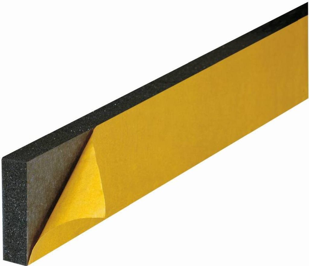 Hettich Türschutzleiste selbstklebend 750 x 70 mm 16 mm anthrazit