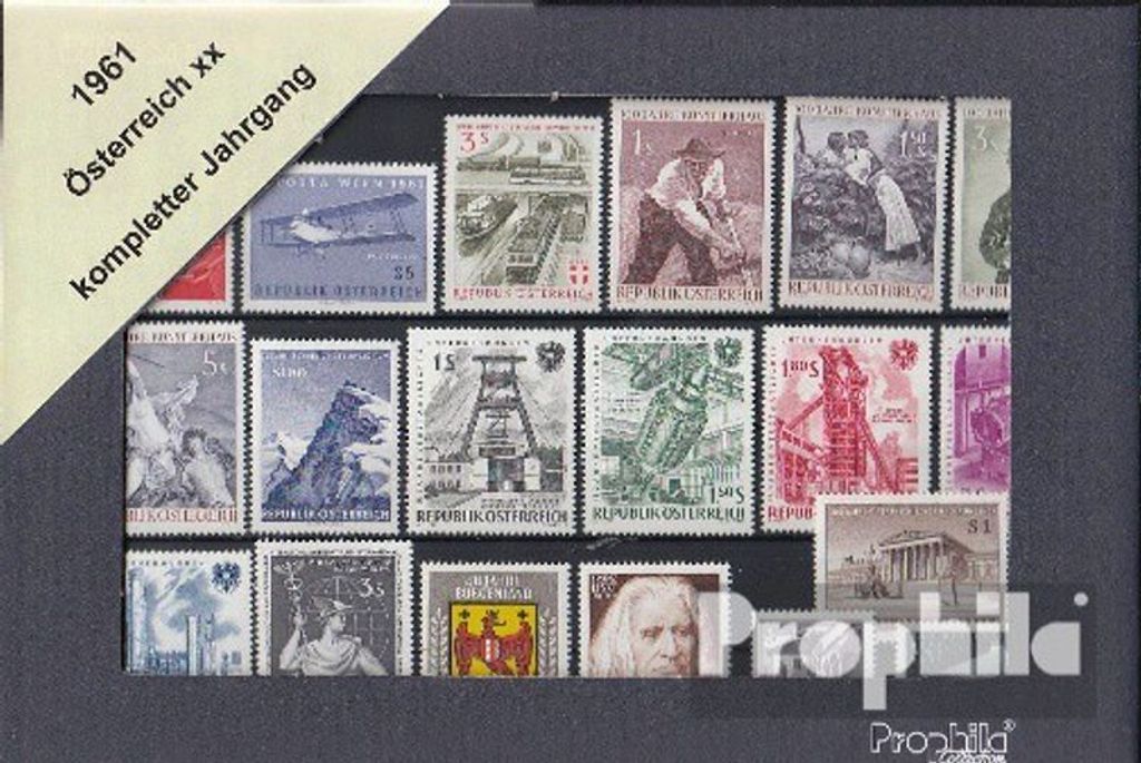 Briefmarken Österreich 1961 1961 postfrisch