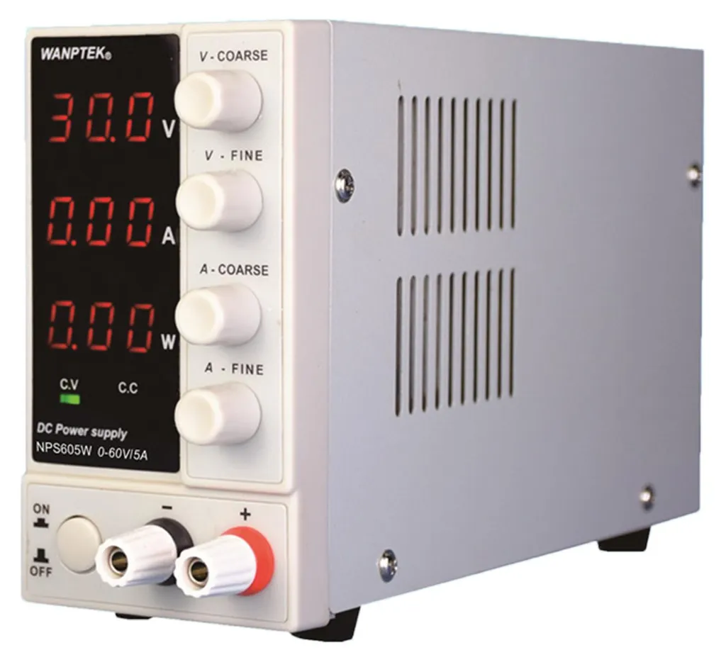 Source d'alimentation stabilisée 60V 5A blanche pour laboratoire Pro - 4