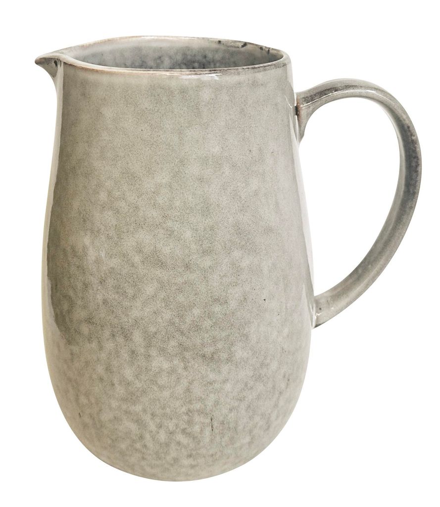 Pichet en céramique Calma 1500 ml, gris crème Image du produit 