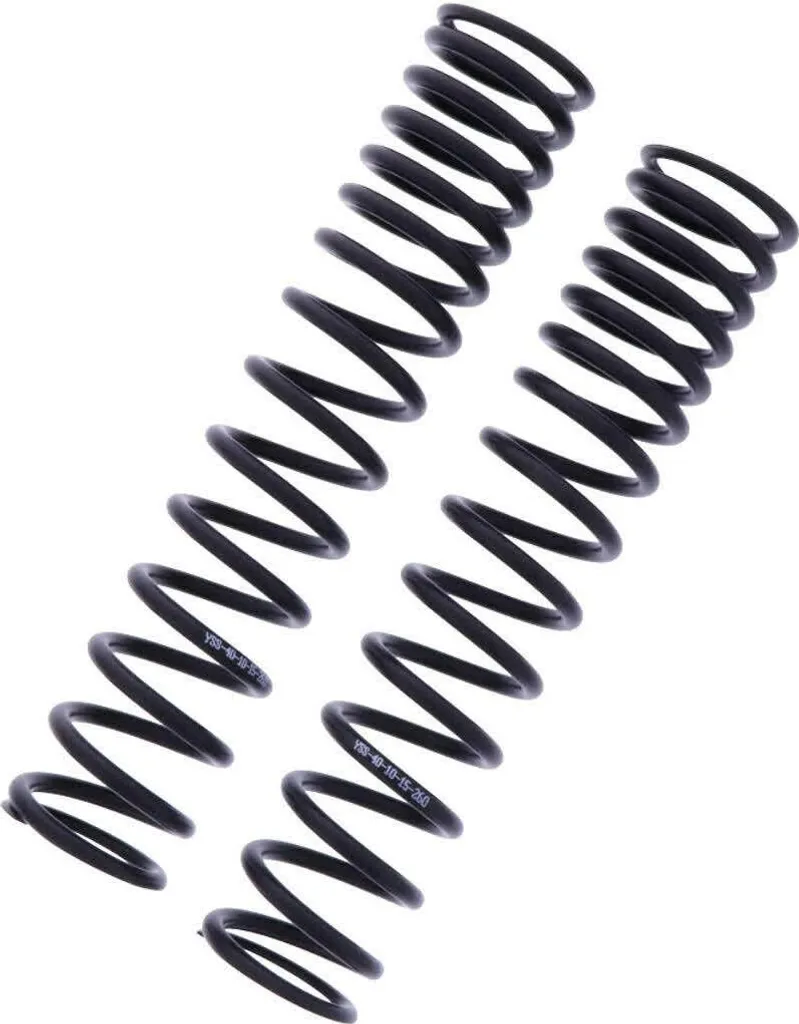 YSS Ressorts d'Amortisseurs Noirs 40-10-15-260 pour Suspension Moto