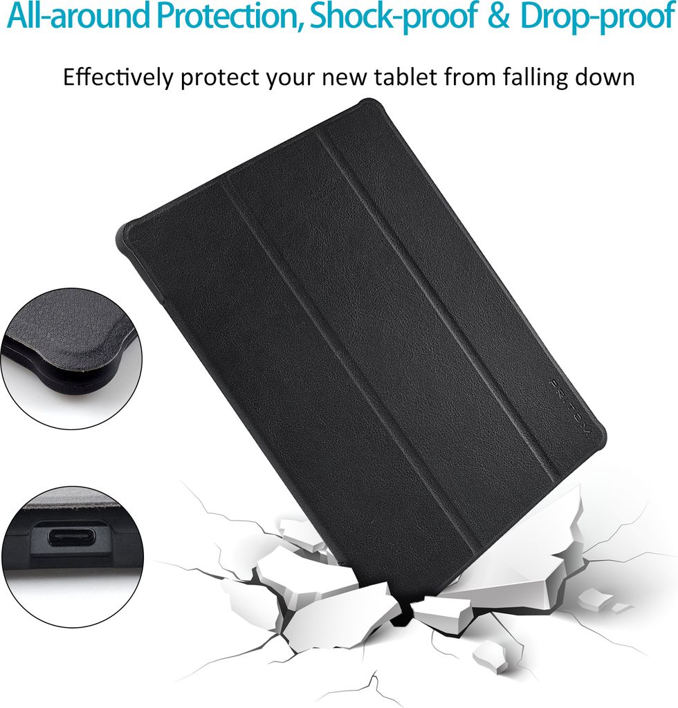 Pritom 10 Zoll Tablet Cover Case Kompatibel mit Pritom Produktbild 3
