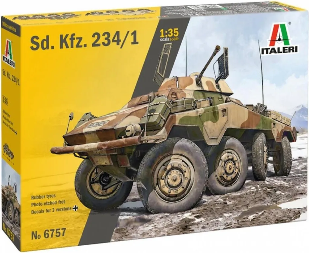 Maquette Sd.Kfz.234/1 (2cm) 1:35 pour diorama de collection militaire