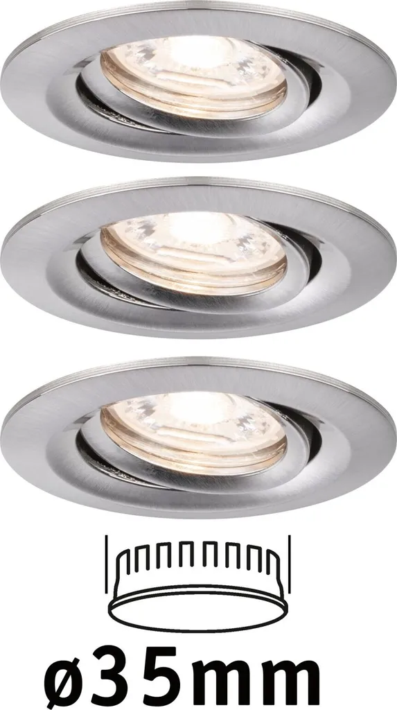 Set 3 Faretti LED Paulmann Nova Mini: Installazione Rapida 230V - 2