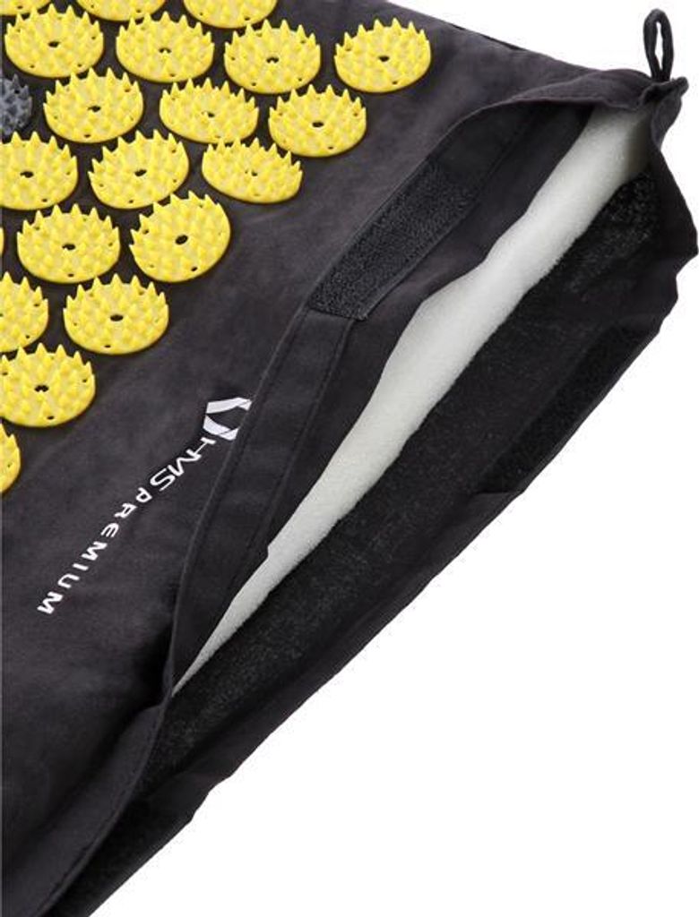 Akupresurní podložka s polštářkem HMS AKM04 Premium černá Obrázek produktu 10