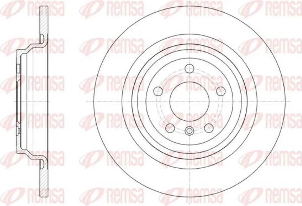 Disque de frein arrière ventilé pour Mercedes GLE et Classe M W166 ML