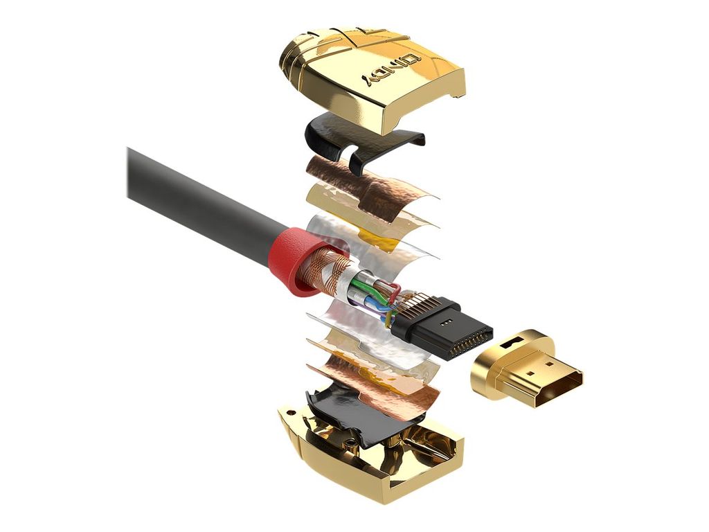 LINDY HDMI High Speed Kabel Gold Line 5m Produktbild 