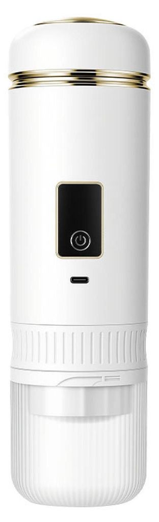 Zimilo Tragbare Espressomaschine, 20 Bar Druck, 2 in 1 für Kapseln und Pulver, 99 °C Heizfunktion, 2600 mAh, IPX5, für Reise, Camping und Büro,...