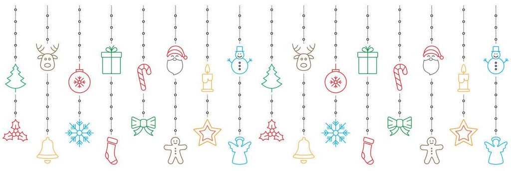 Weihnachtsgirlanden-Aufkleber – Selbstklebende Weihnachtsaufkleber – Festliche Dekoration – 60 x 185 cm