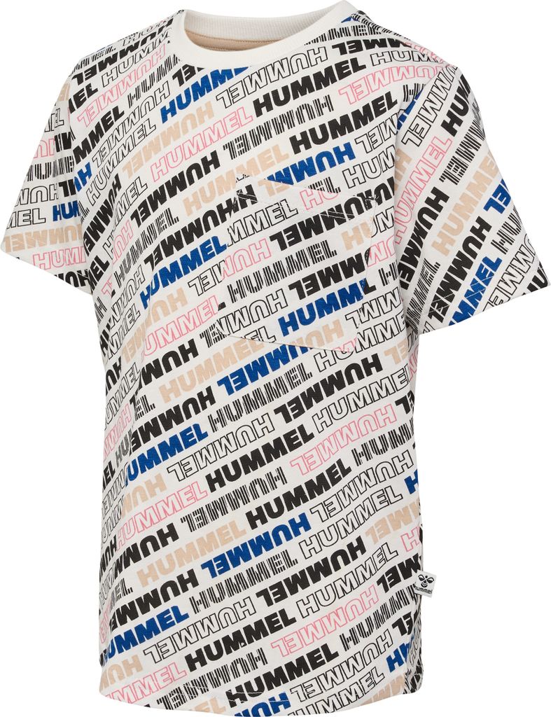 hummel hmlCALEB T-SHIRT S/S - MARSHMALLOW - 116