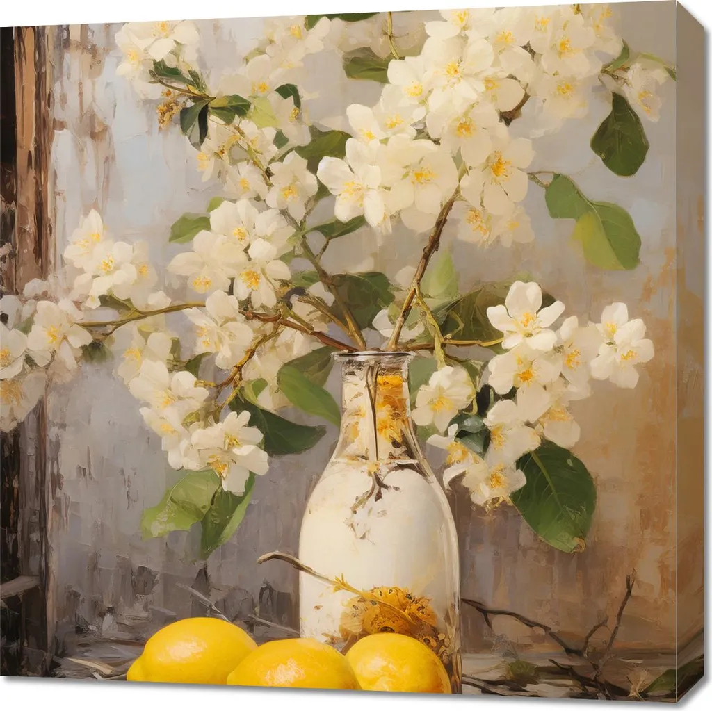 Tableau Moments de tendresse - Image 70 x 70 cm décoration murale chic