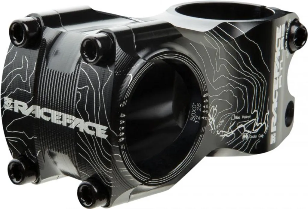 Potence de VTT Race Face Atlas Noire 50mm - Composant VTT Haute Performance