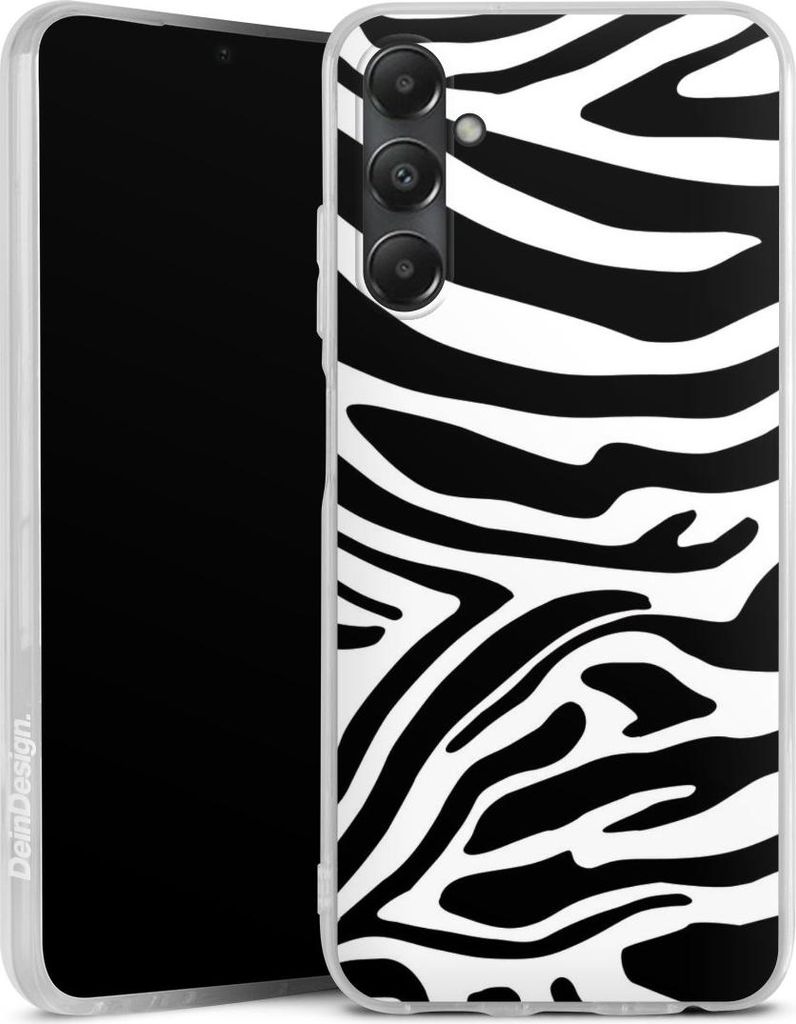 DeinDesign Handyhülle für Samsung Galaxy A05s Silikon Hülle Case Smartphone Schutzhülle Animal-Look Animalprint Zebra