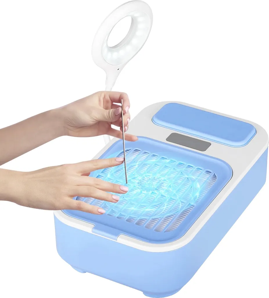 Collecteur de poussière d'ongles 40W et lampe LED - Équipement Onglerie