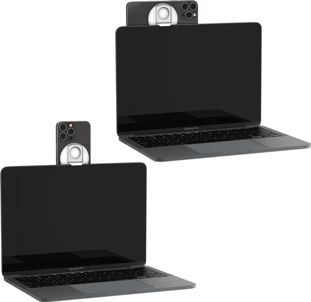 Support Belkin iPhone MagSafe Blanc avec Anneau Support pour MacBook - 25