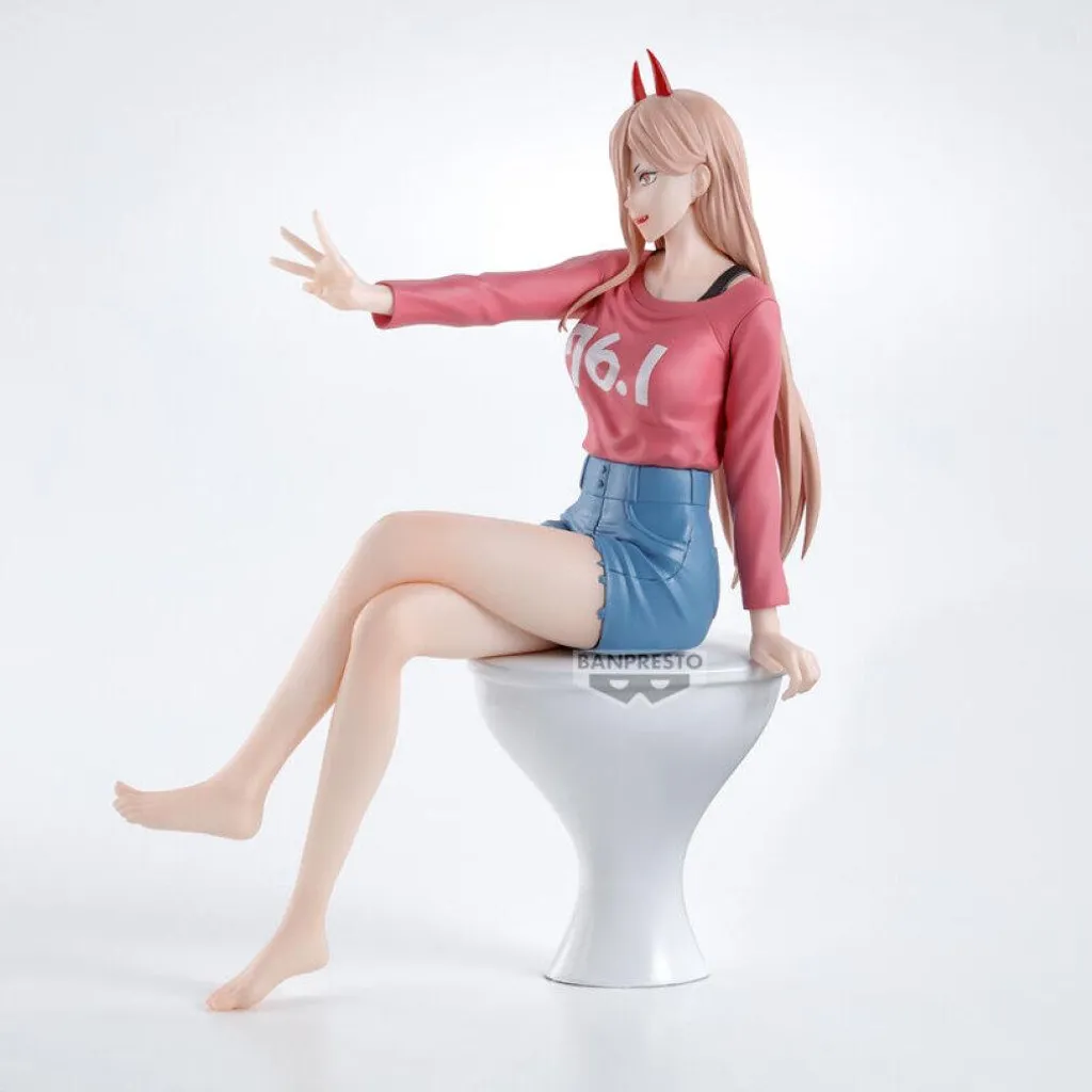 Banpresto Chainsaw Man Power Figurines 18cm de Collection Premium