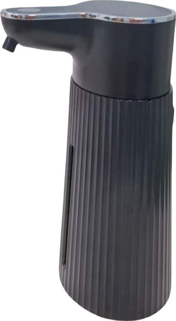 INF Automatischer Seifenspender Schaumstoff, ABS, 9x9x18cm, für Küche & Bad Schwarz